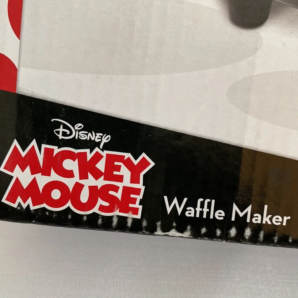 Disney Mickey Mouse Shaped Electric Waffle Maker Make Breakfast Magical